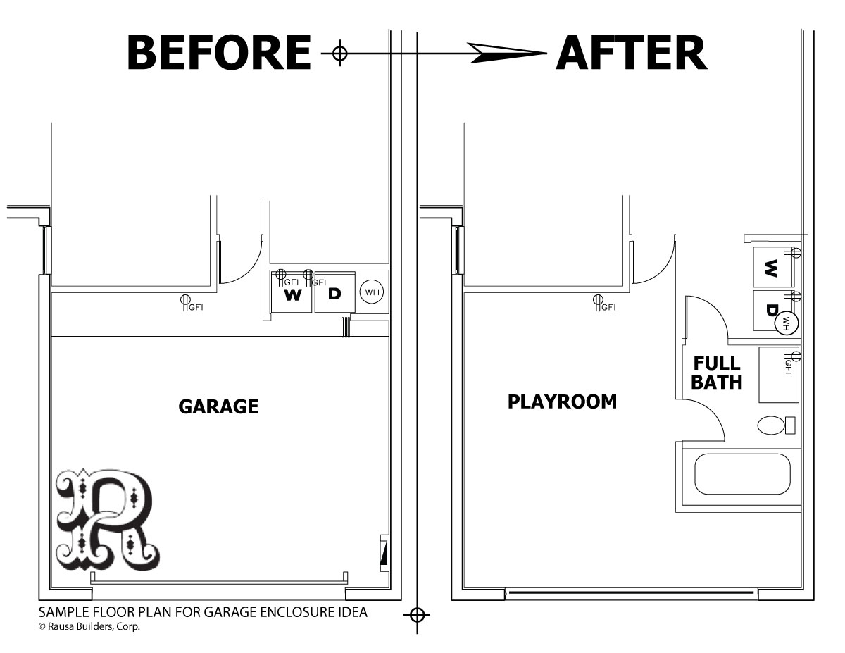 Garage Conversion Floor Plans